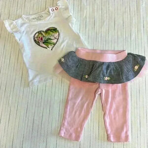 Guess - 2 piece set.  Size 3-6 months